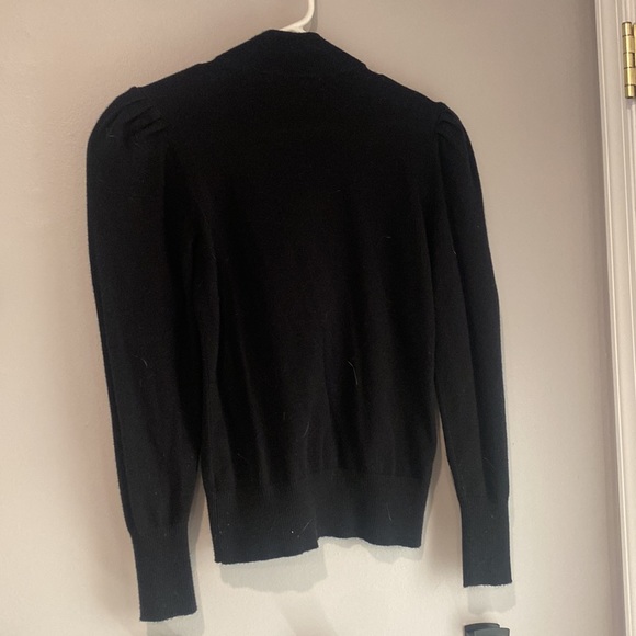 Super soft black mock neck, light weight sweater - Picture 2 of 3